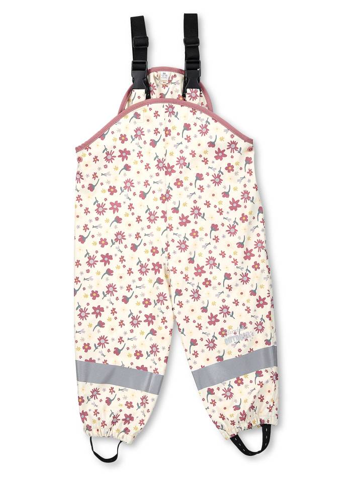Sterntaler Regenträgerhose ungefüttert Blumen in rosa günstig kaufen