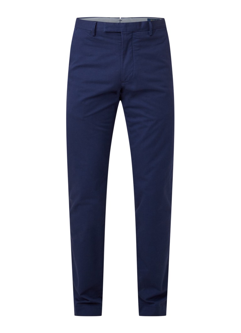 Calça chino Ralph Lauren Slim fit em sarja com elastano