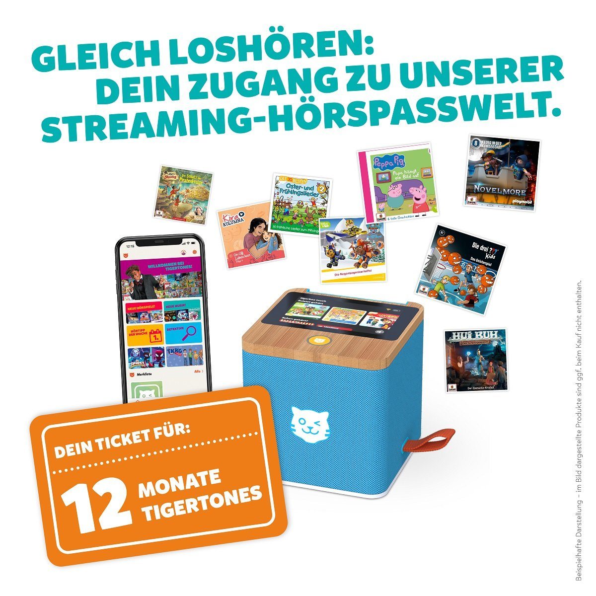 TigerMedia Hörspiel Tigertones - Ticket 12 Monate