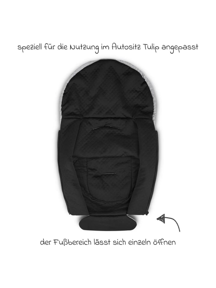 ABC-Design Babyschale Tulip (Autositz Gruppe 0  / i-Size) in grau günstig kaufen onesize