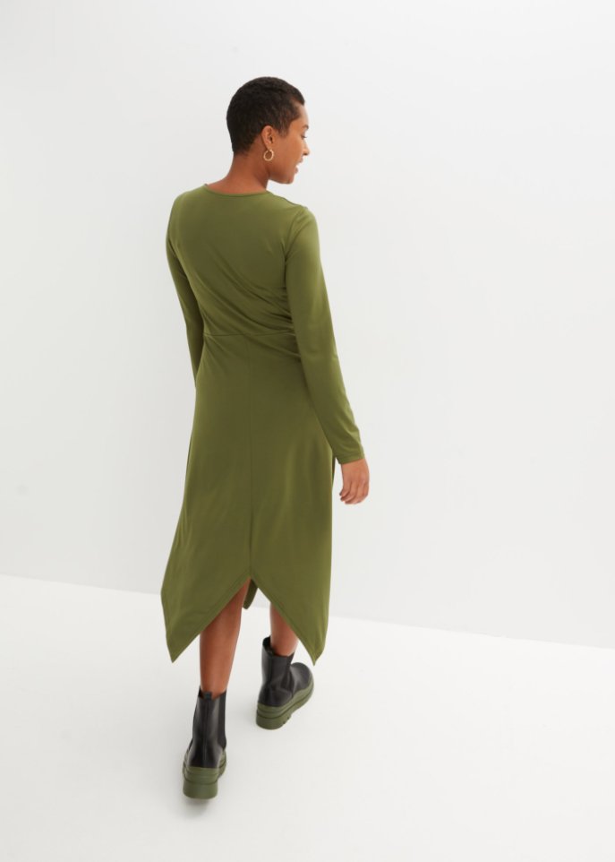Shirtkleid mit Zipfelsaum