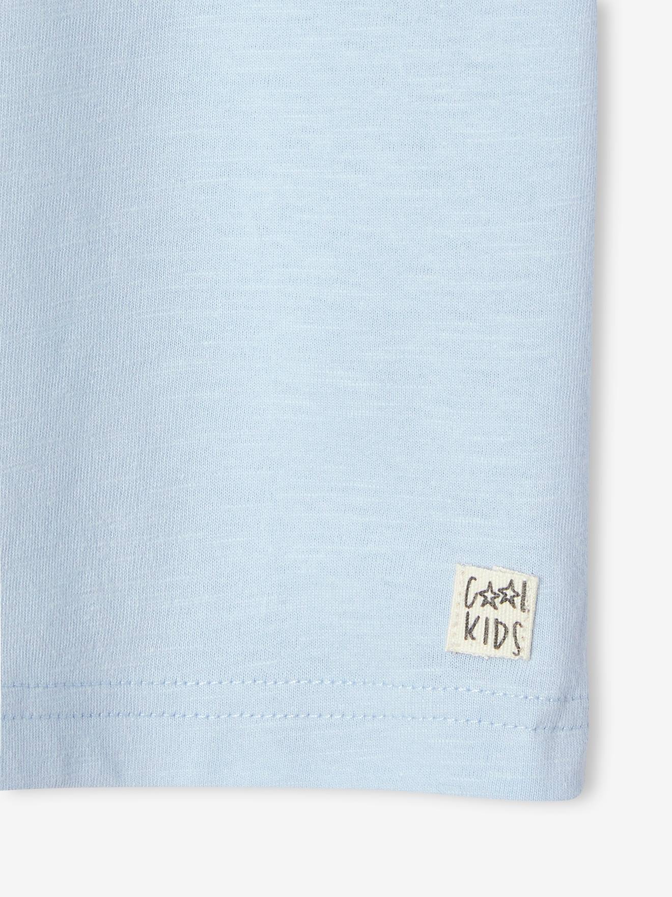 T-shirt Basics personnalisable garçon manches courtes bordeaux