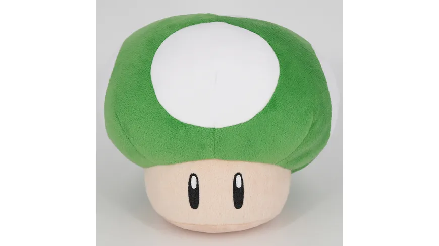 Nintendo 1-UP Pilz Plüschfigur grün