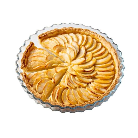 Caserolă de sticlă pentru prăjituri 27cm
