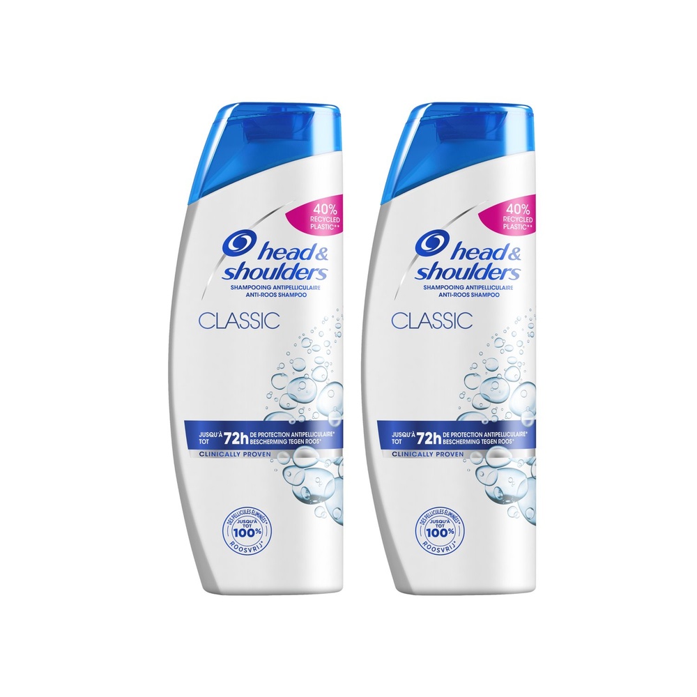head & shoulders Head & Shoulders Classic Shampoing, 2x285ml Shampoing