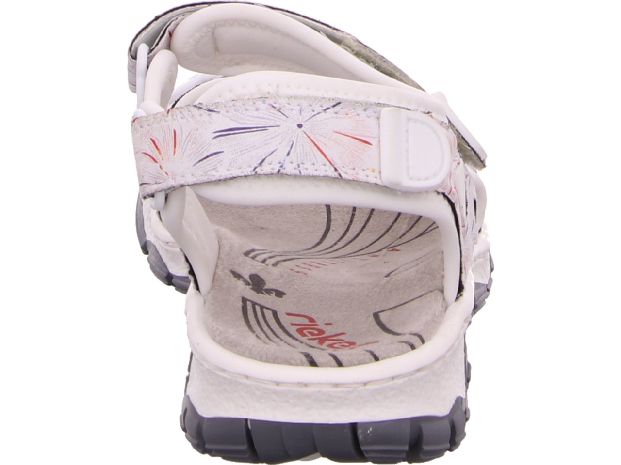 RIEKER Klassische Sandalen weiss