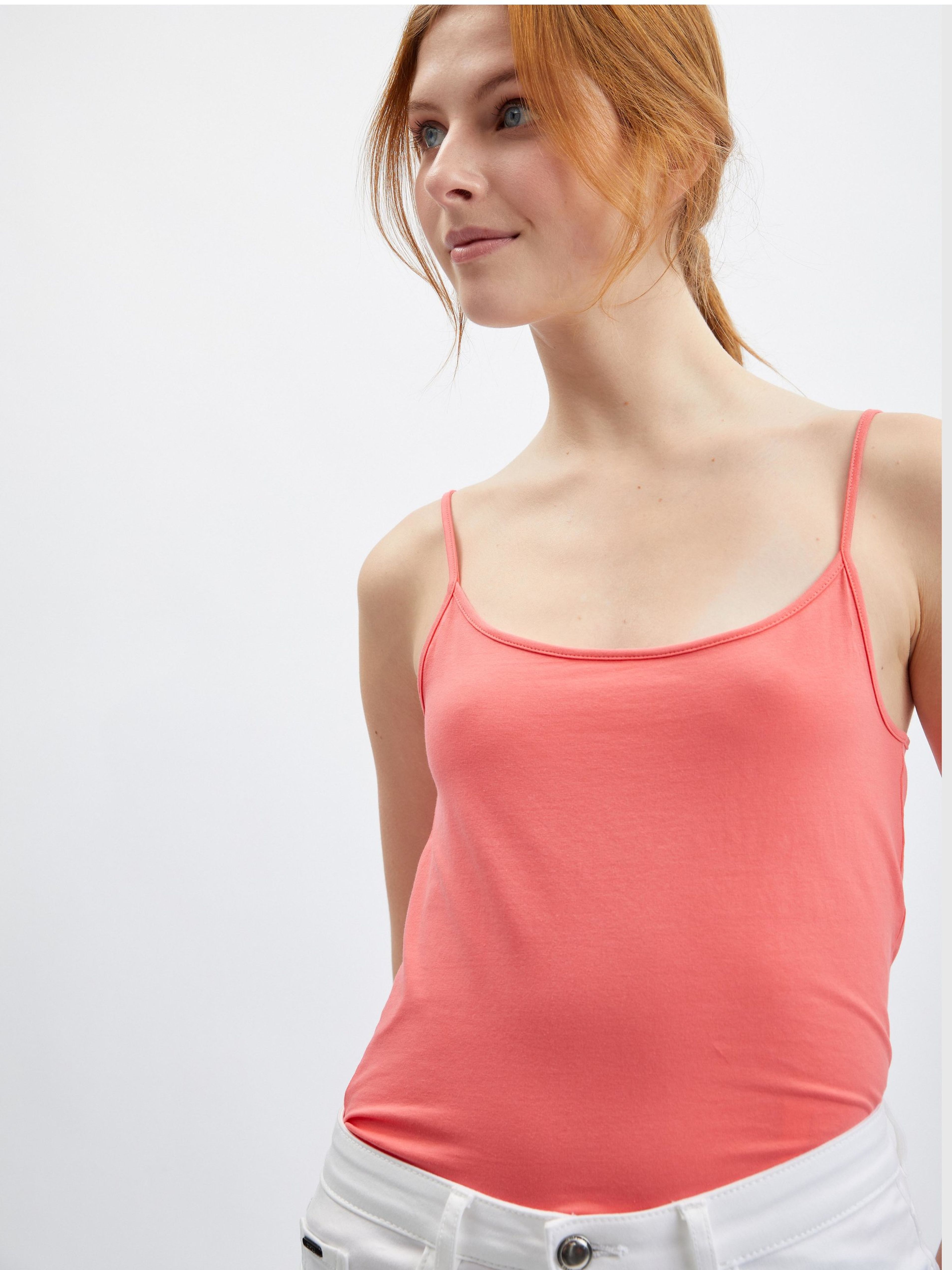 Set aus zwei Damen-Tank-Tops in rosa ORSAY