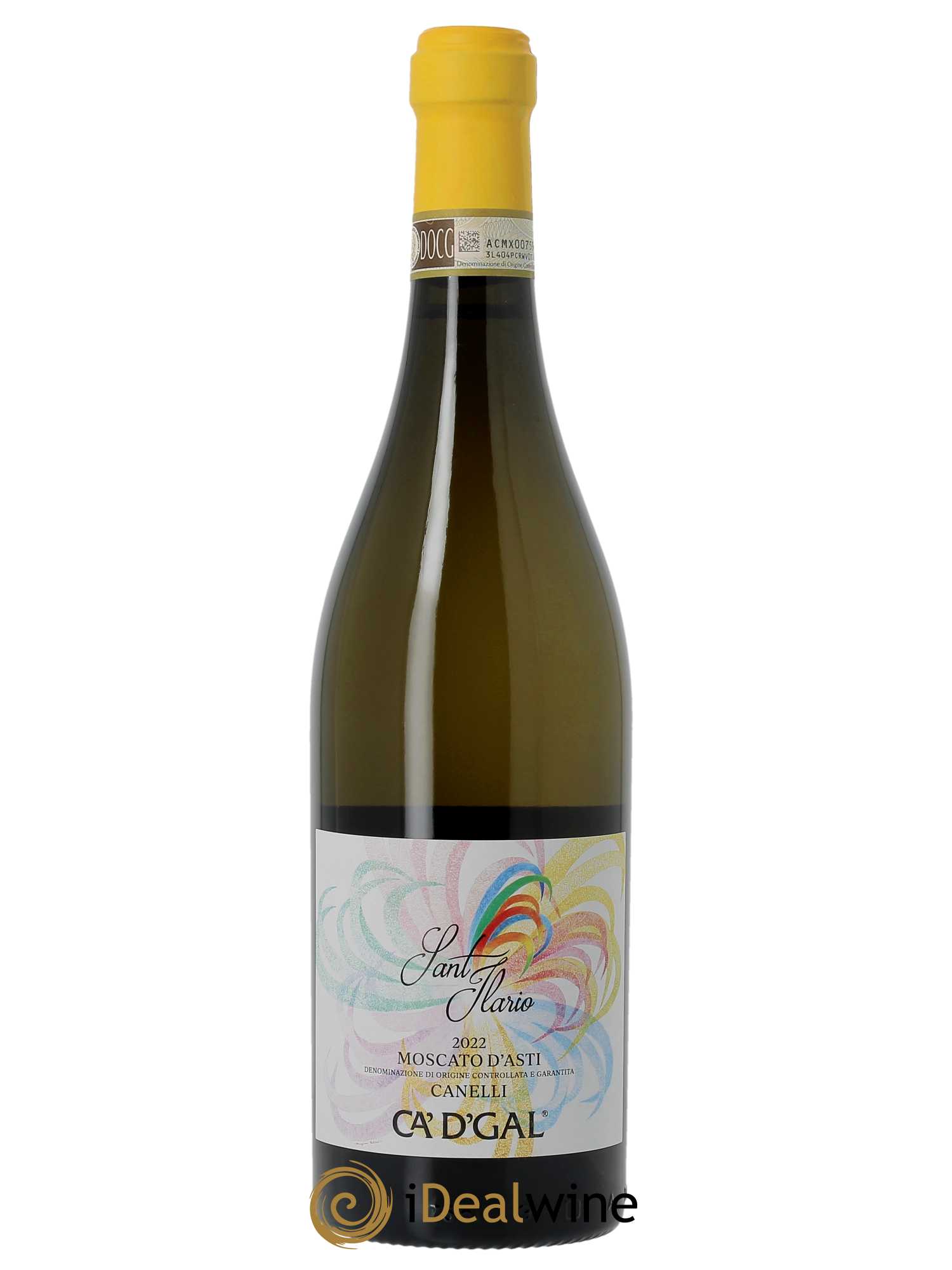 Moscato d'Asti DOCG Sant Ilario Ca'D'Gal  2022 - Lot de 1 Bouteille