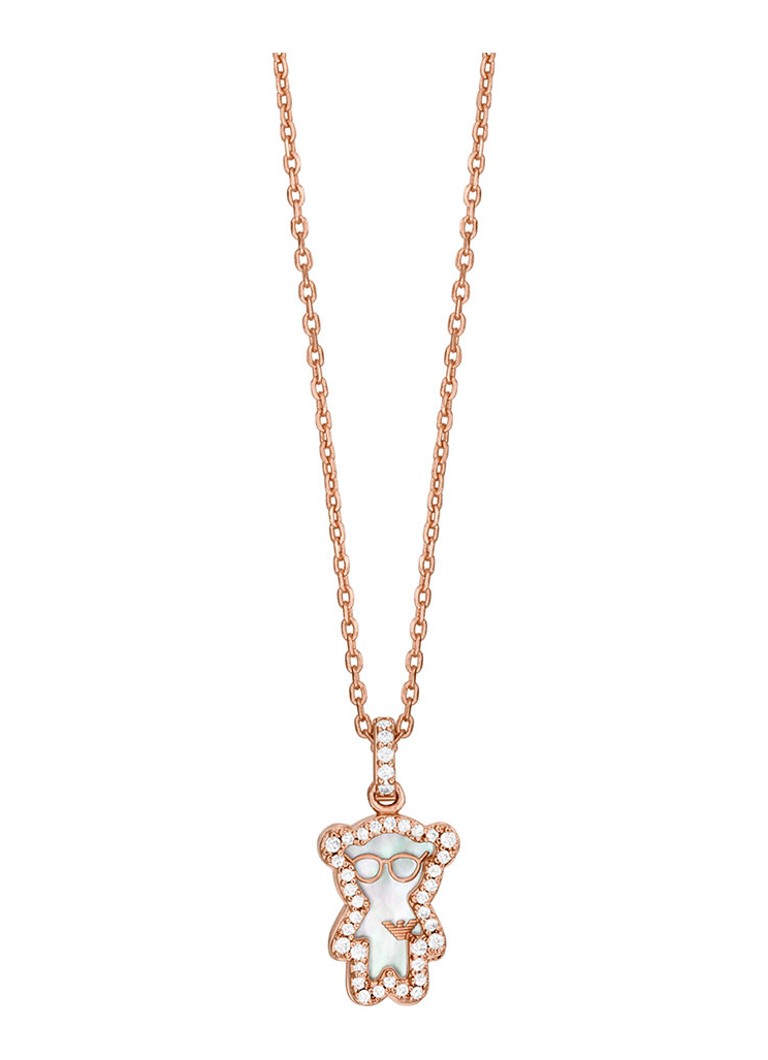 Emporio Armani Sentimental necklace with zirconia EGS3114221