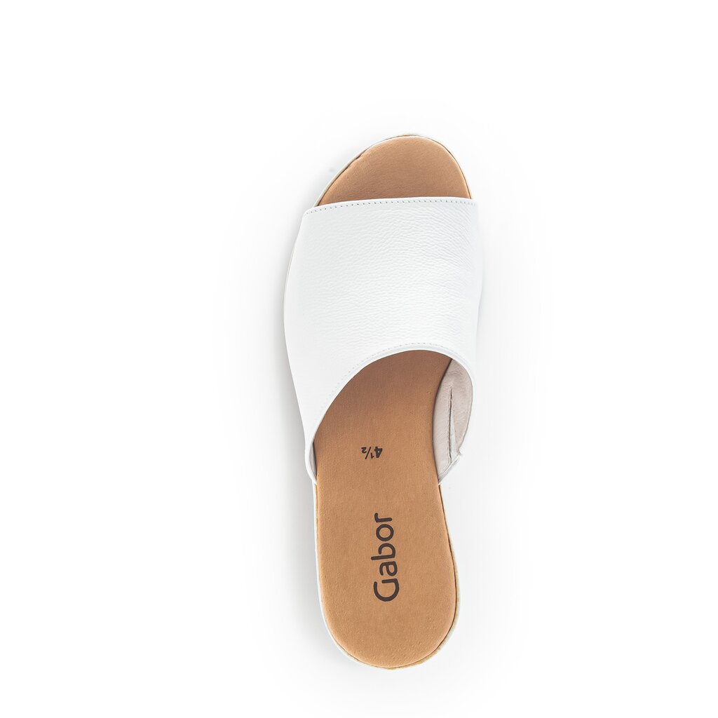 Gabor fashion Pantolette weiß