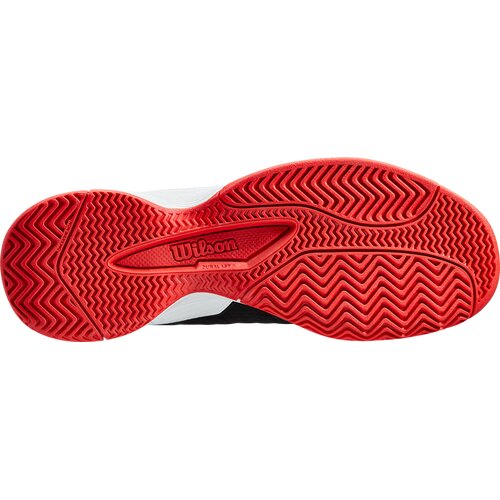 KINDER TENNISOUTDOORSCHUHE RUSH PRO JR L BLACK/WH/RD