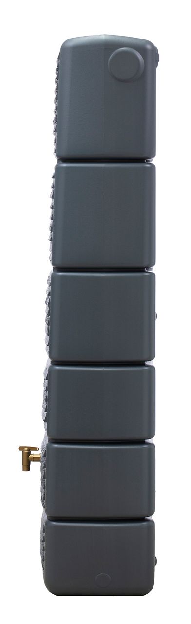 4rain SLIM WOOD DECOR Wandtank 330 Liter graphite grey