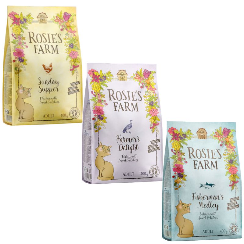 Probierpaket Rosie's Farm Adult 3 x 400 g zu TOP-Preisen | bitiba