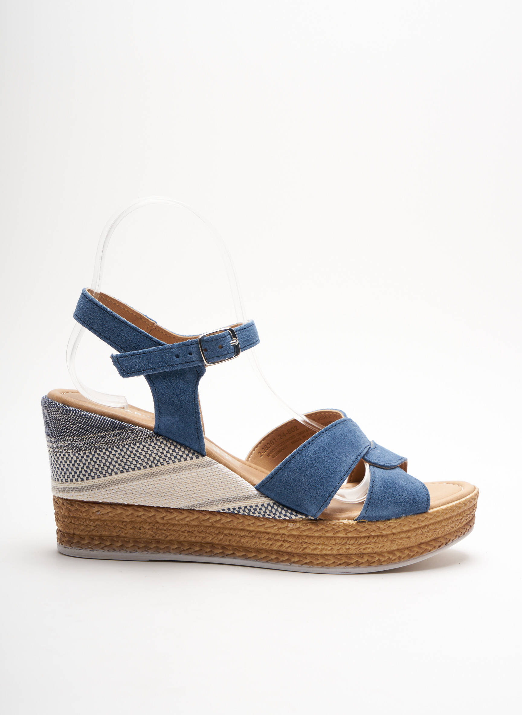Marco Tozzi Sandales Nu Pieds Femme couleur bleu