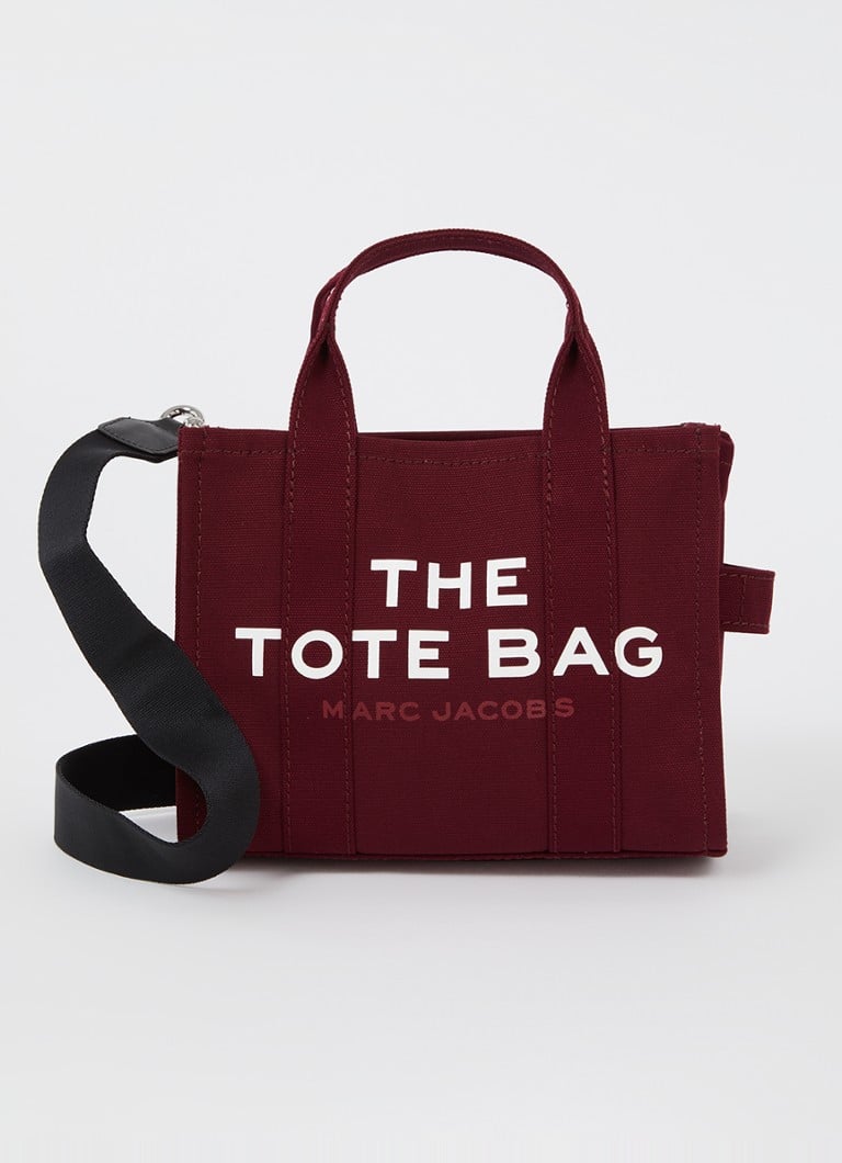 Marc Jacobs The Small Tote audekla rokassoma ar logotipu