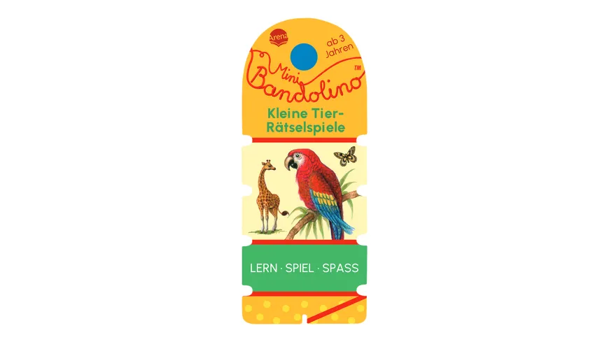 Mini Bandolino. Kleine Tier-Rätselspiele - Lernspiel mit Lösungskontrolle für Kinder ab 3 Jahren