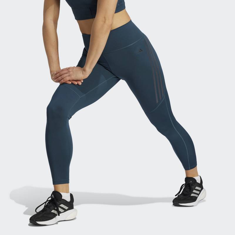 adidas DailyRun 3-Streifen 7/8-Leggings Laufhose Damen