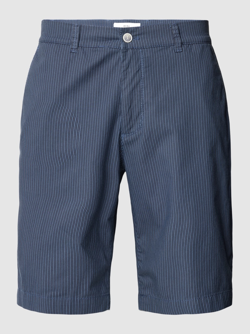 Bermudas mit französischen Eingrifftaschen Modell 'BOZEN' in dunkelblau