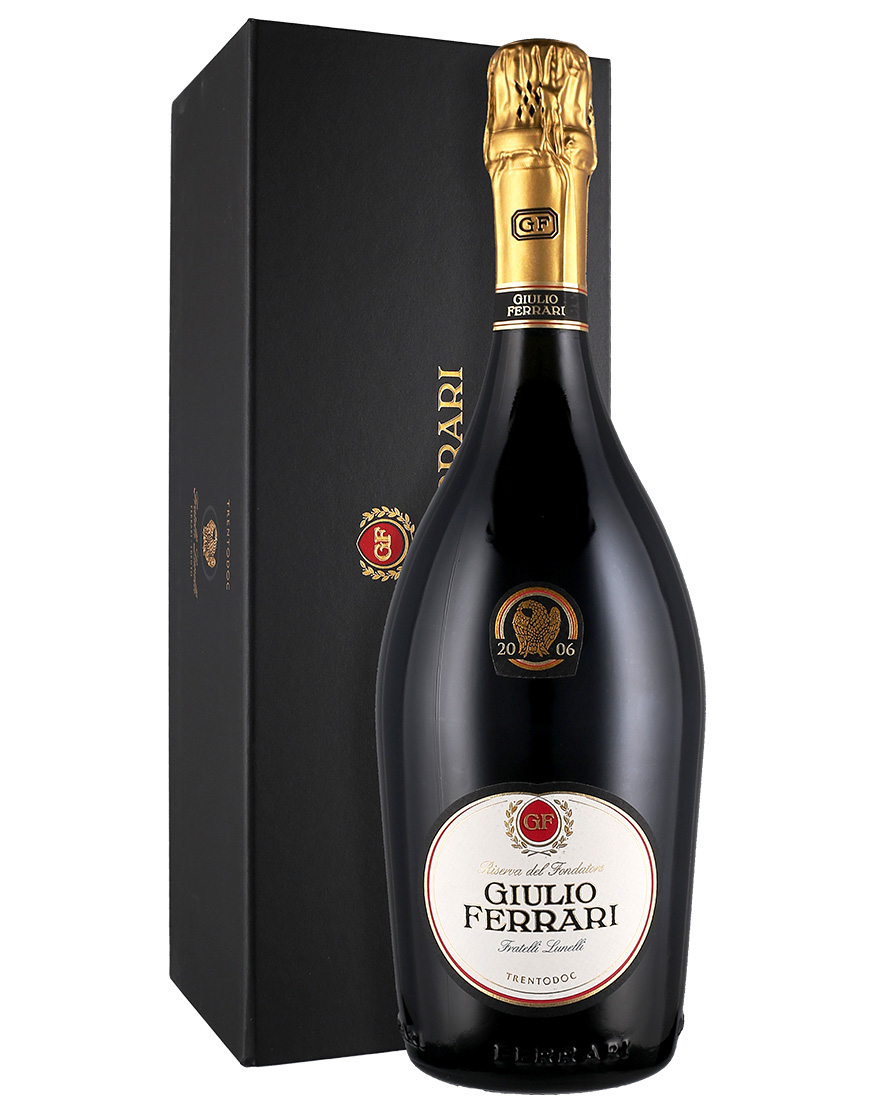 Trento Extra Brut DOC Giulio Riserva del Fondatore 2012 Ferrari 0,75 ℓ, Coffret