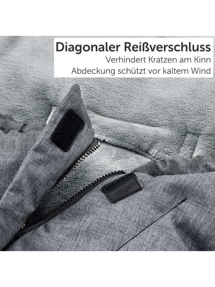 Zamboo Winter-Fußsack Babyschale 3M PRO - für alle Gurtsysteme in grau günstig kaufen onesize