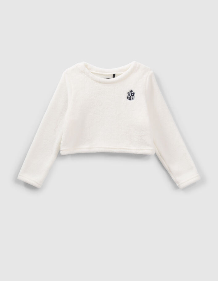 Robe 2-en-1 imprimé étoiles et coeurs avec sweat fille
