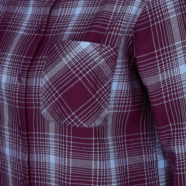 W MERINO 200 DAWNDER LS FLANNEL SHIRT PLAID Damen - Outdoor Hemd