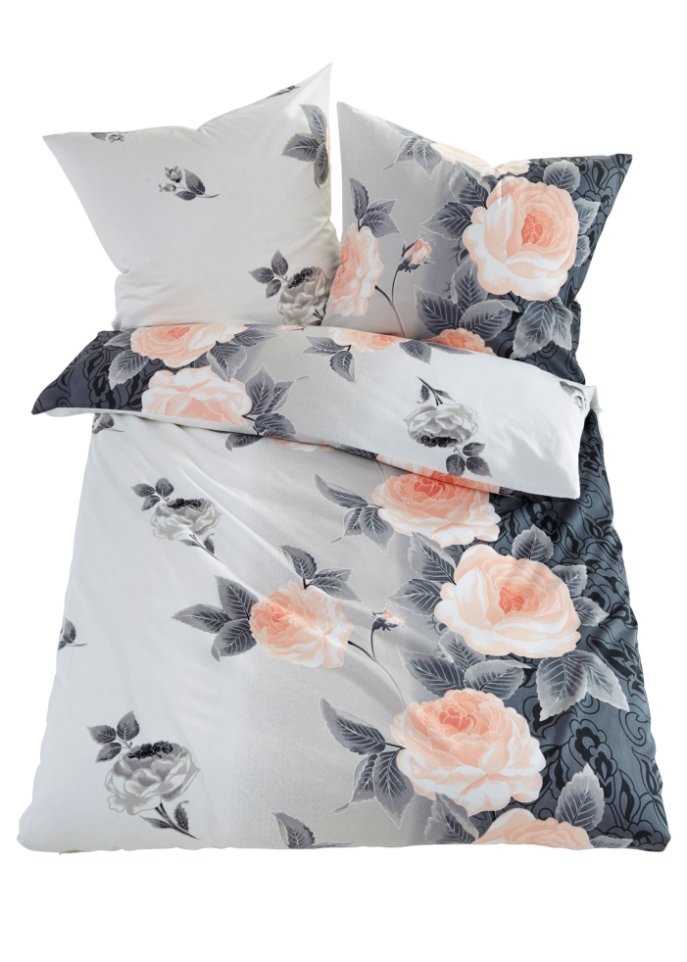 Bettwäsche mit Blumen Design