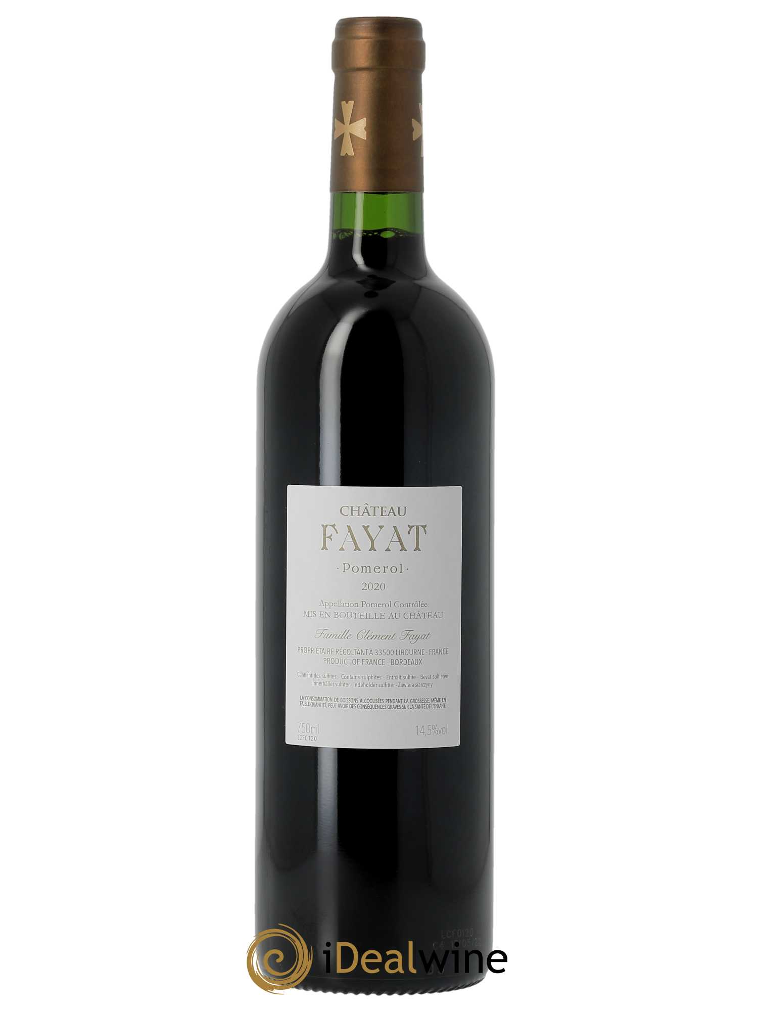 Château Fayat  2020 - Lot de 1 Bouteille
