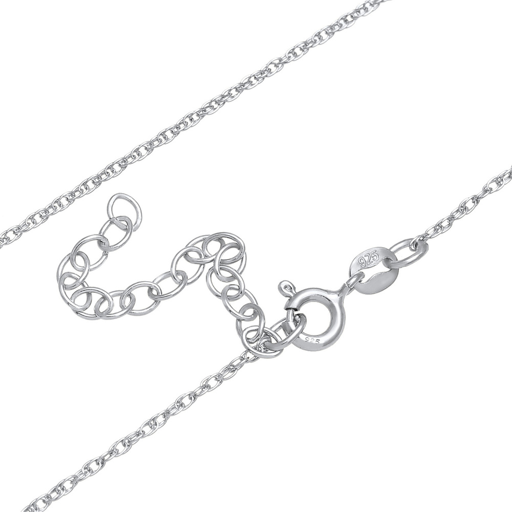Elli Elli Collier Torsadé Minimale Choker Collier Femme - Argent (925/1000) collier