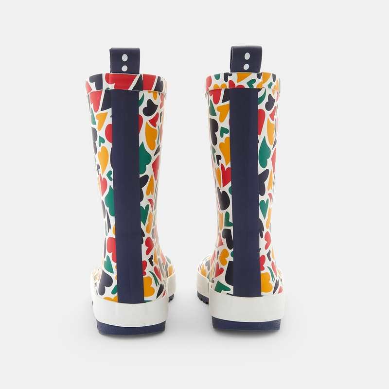 Bottes de pluie cœurs fille