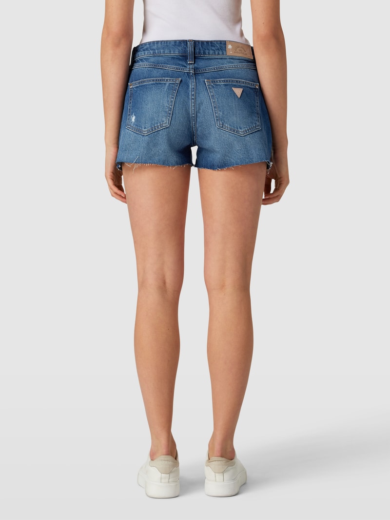 Jeansshorts im Destroyed-Look Modell 'HOLA' in bleu