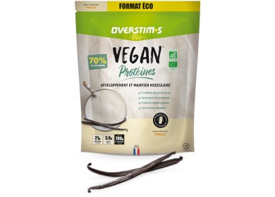 OVERSTIMS Vegan Protéines Bio 700 g - Vanille