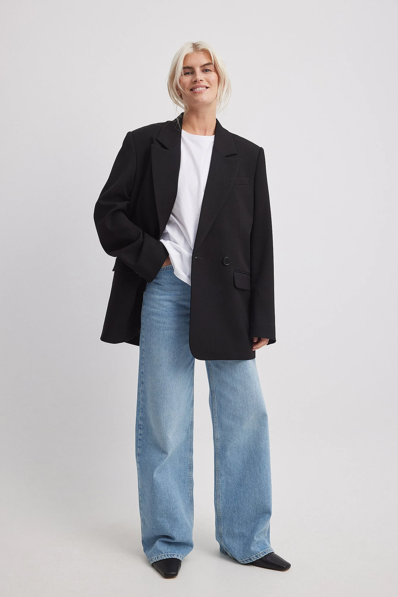 Oversize zweireihiger Blazer