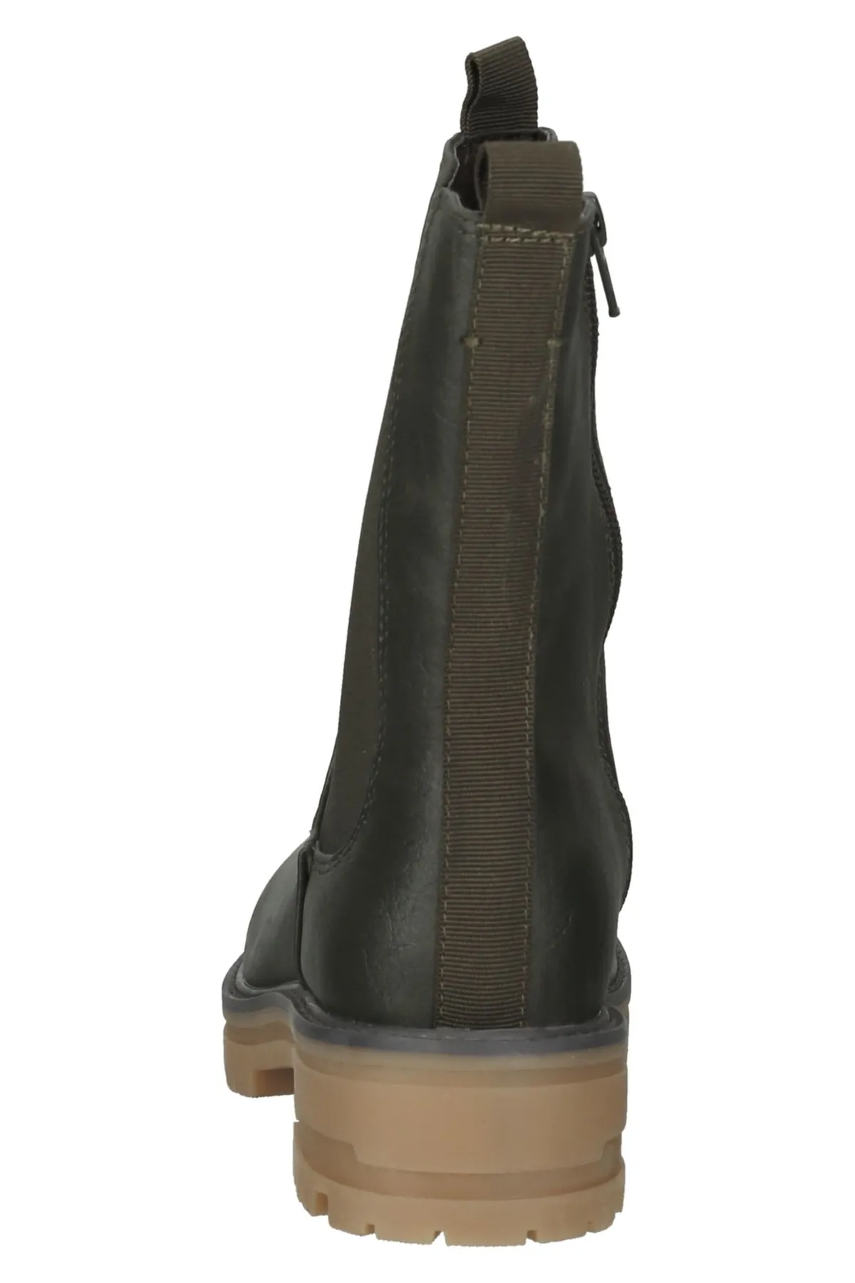 Jana  Stiefelette - Khaki - Blockabsatz