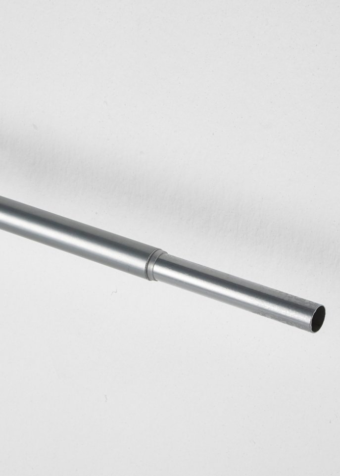 Ausziehbare Gardinenstange mit Endstück Konus