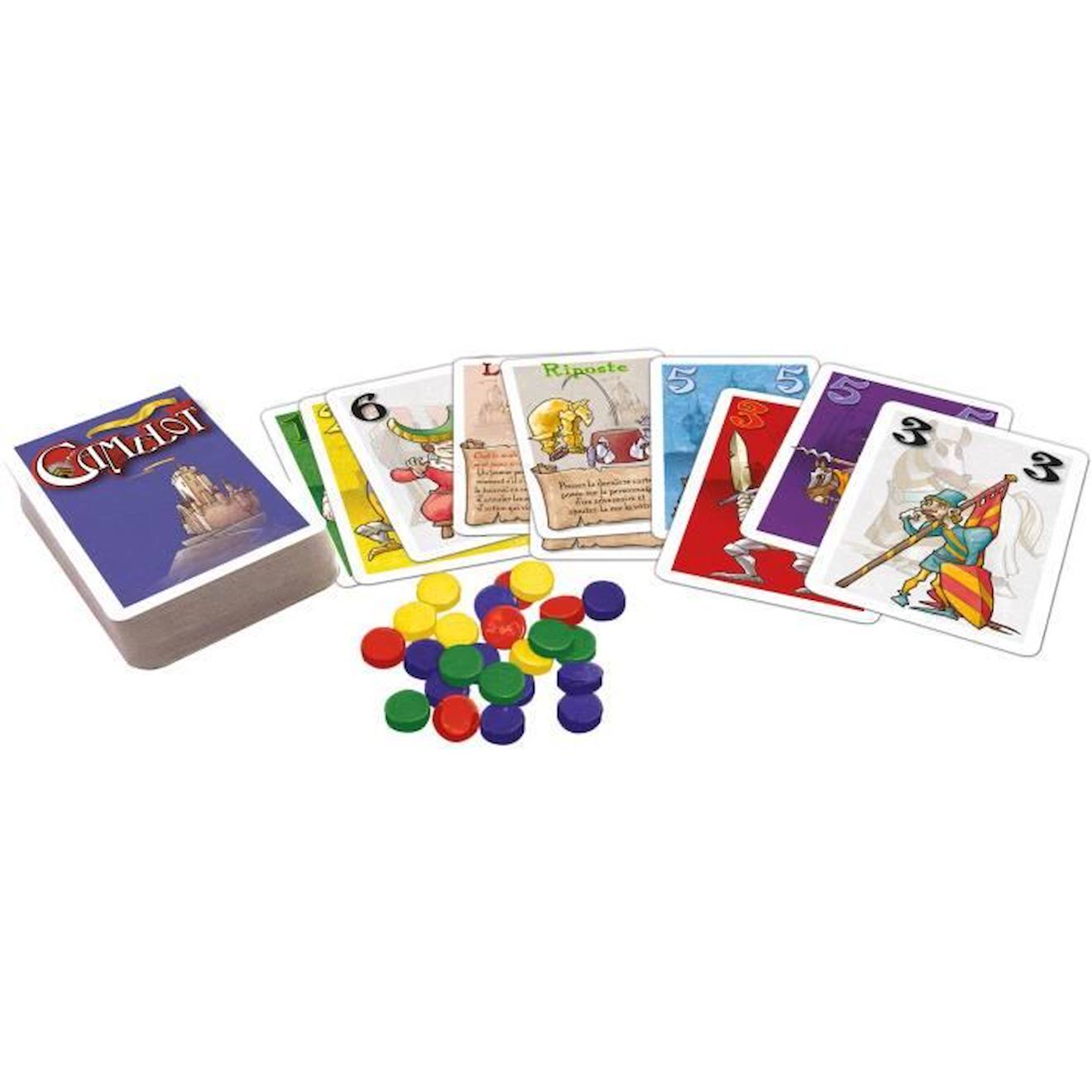 Asmodee | Camelot | Jeu de société | À partir de 10 ans | 2 à 5 joueurs | 40 minutes jaune