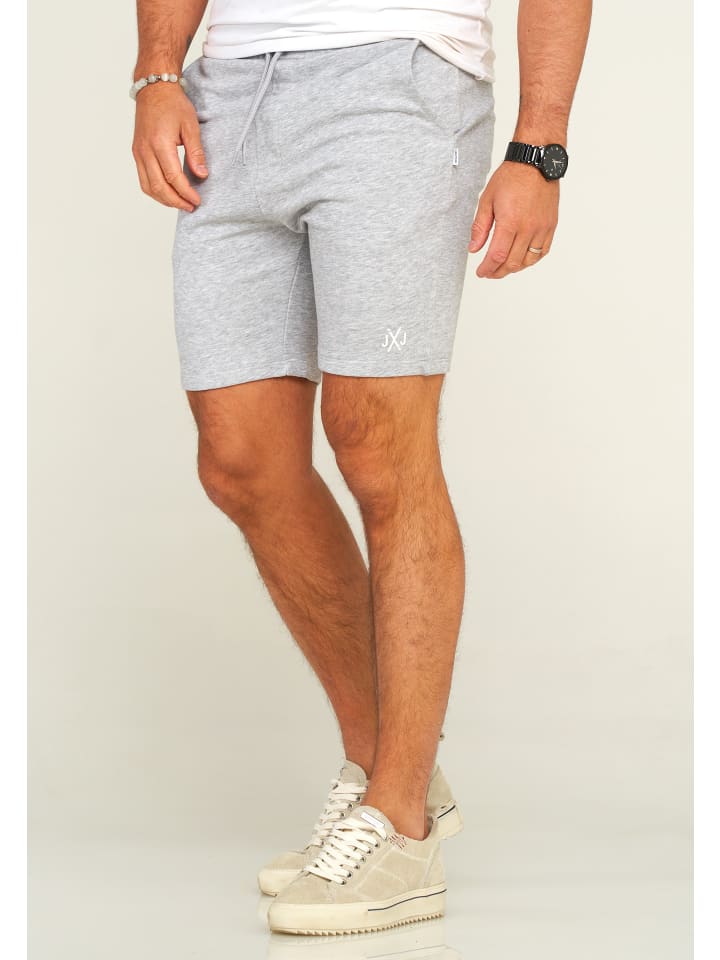 Jack & Jones Sweat Shorts - JPSTGORDON JJBRAD SWEAT SHORTS in Light Grey Melange günstig kaufen