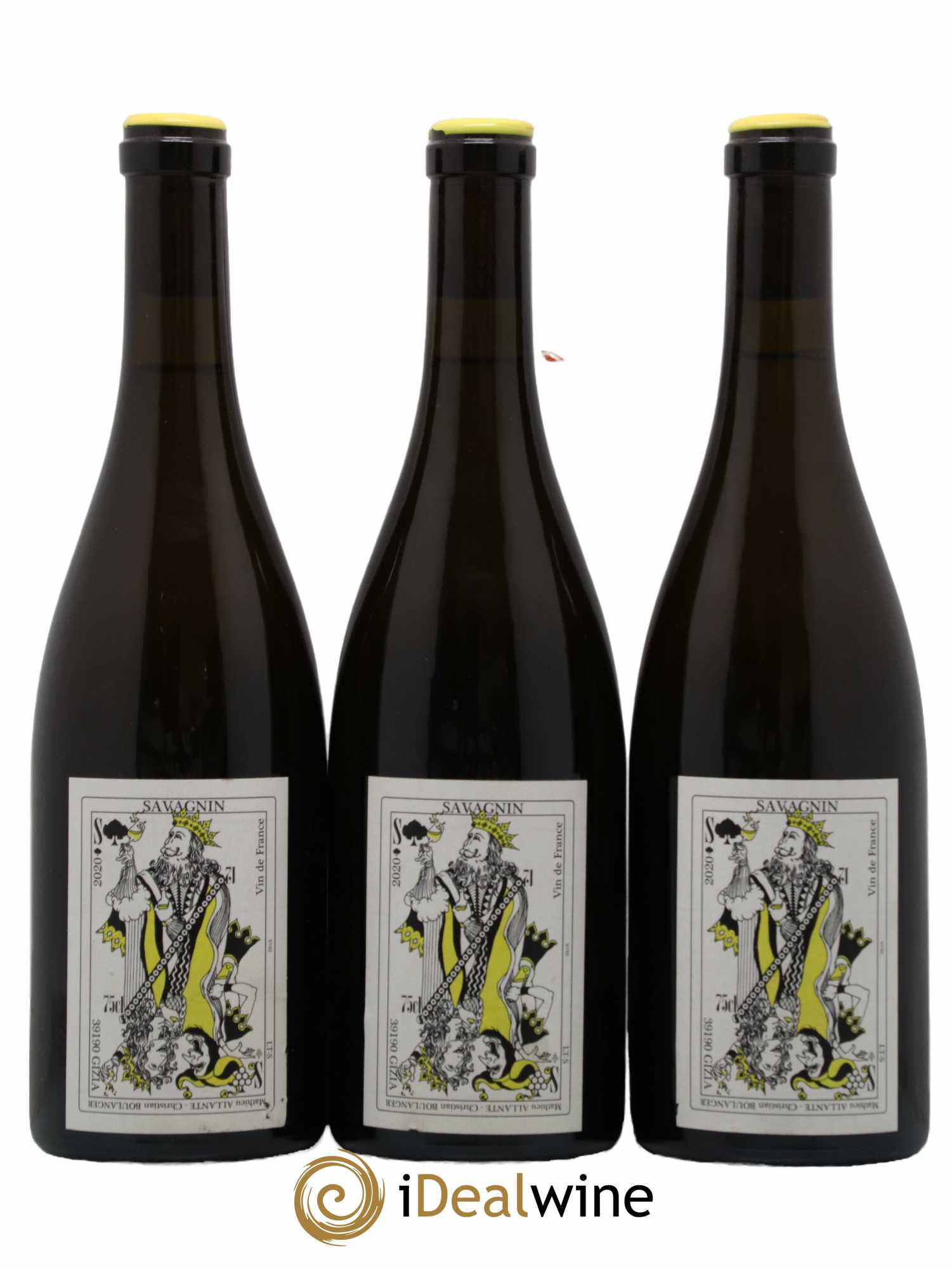 Vin de France Savagnin Allante Boulanger  2020 - Lot de 3 Bouteilles
