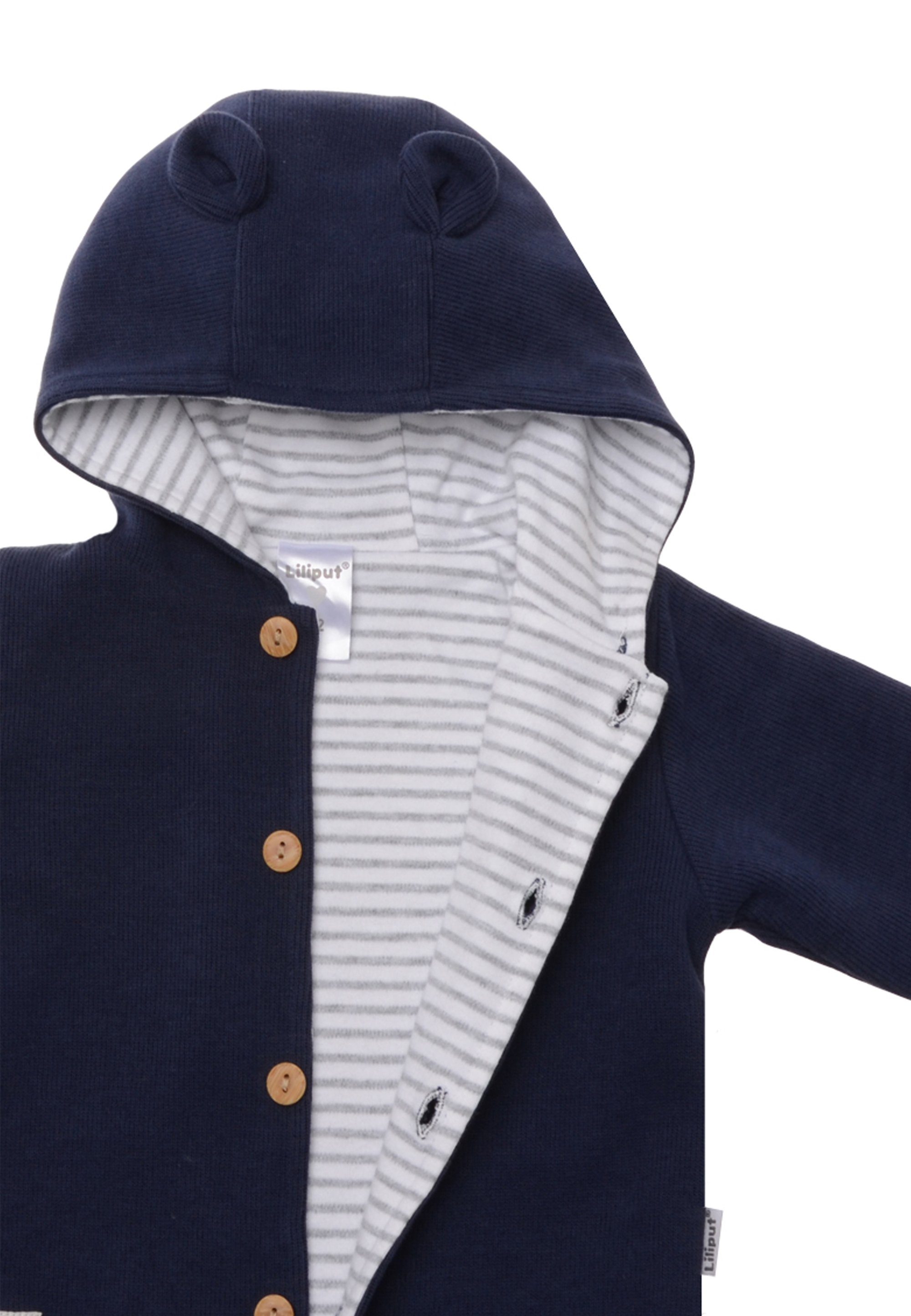 Liliput Sweatjacke aus weichem Rippstrick mit niedlichen Bärchenohren