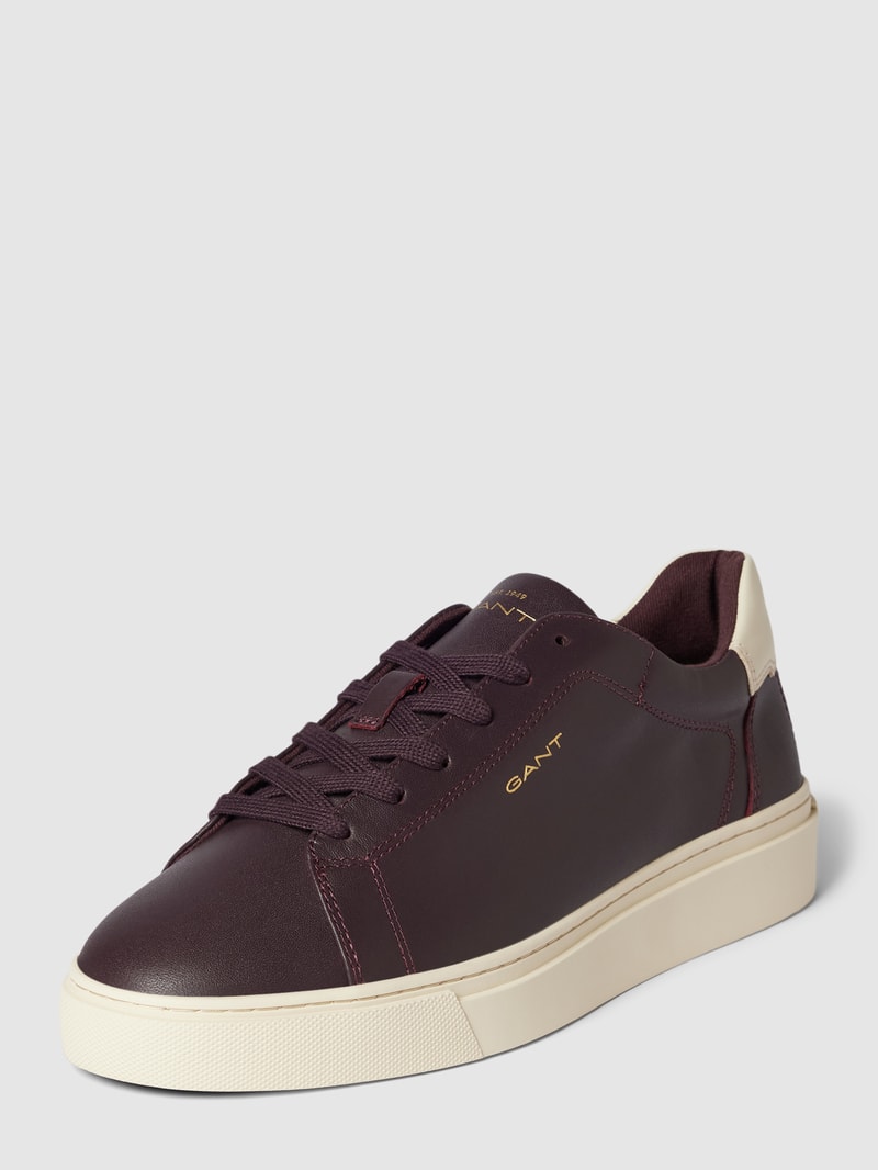 Sneaker aus Leder Modell 'Julice' in bordeaux rot