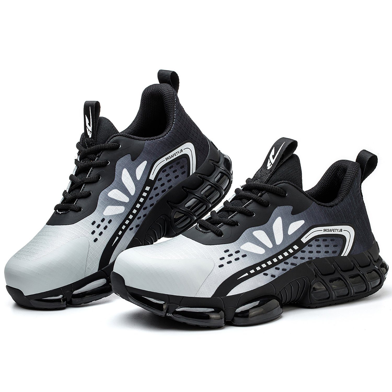 TOPMELON Stahlkappenschuhe mit Schnell trocknendes Futter Sicherheitsschuh