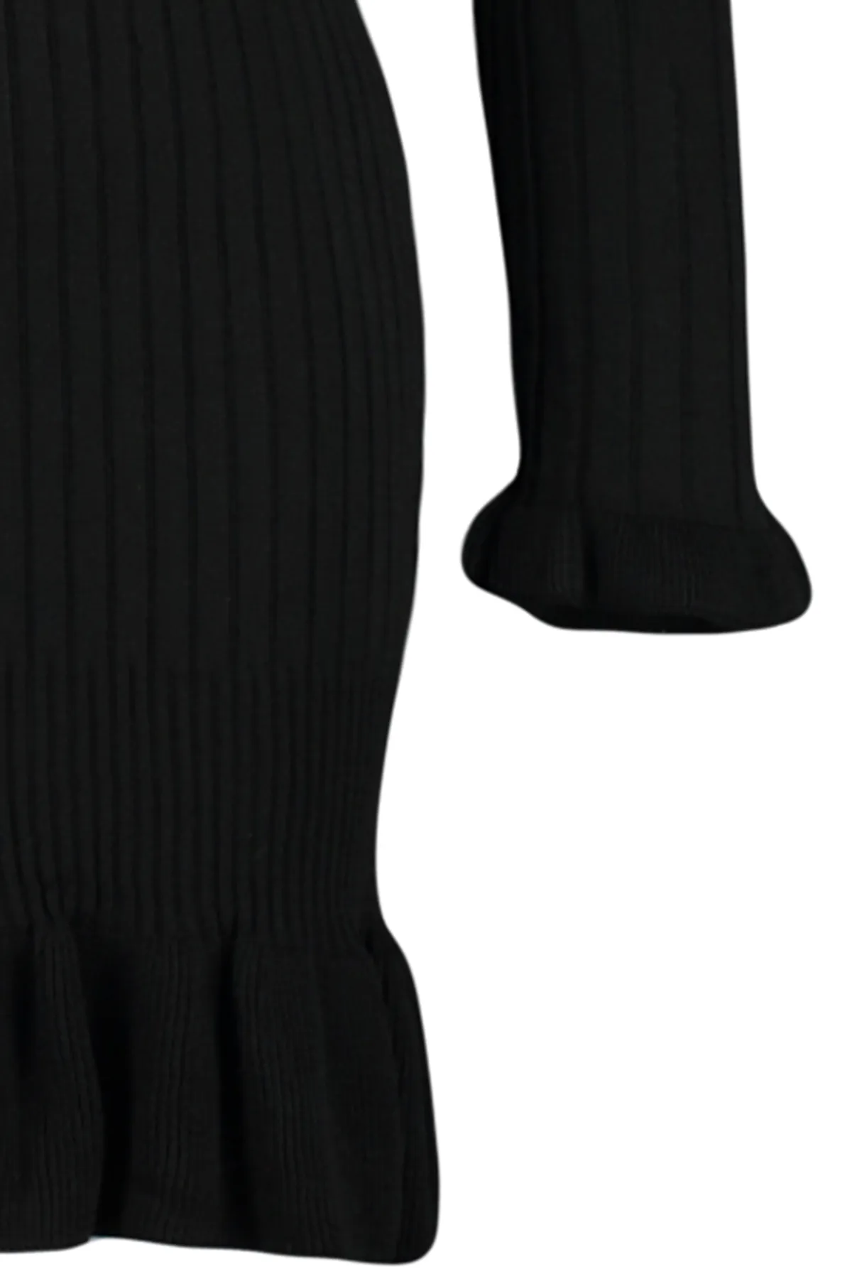 Trendyol Collection  Schwarzer, schlichter Mini-Stehkragen TWOAW24EL00468