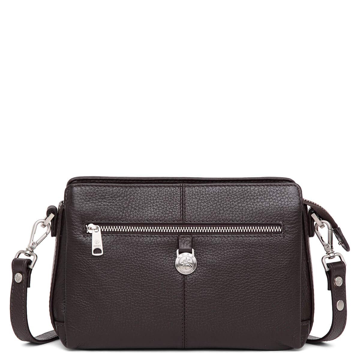 ADAX Handtaschen braun Schultertasche Dea
