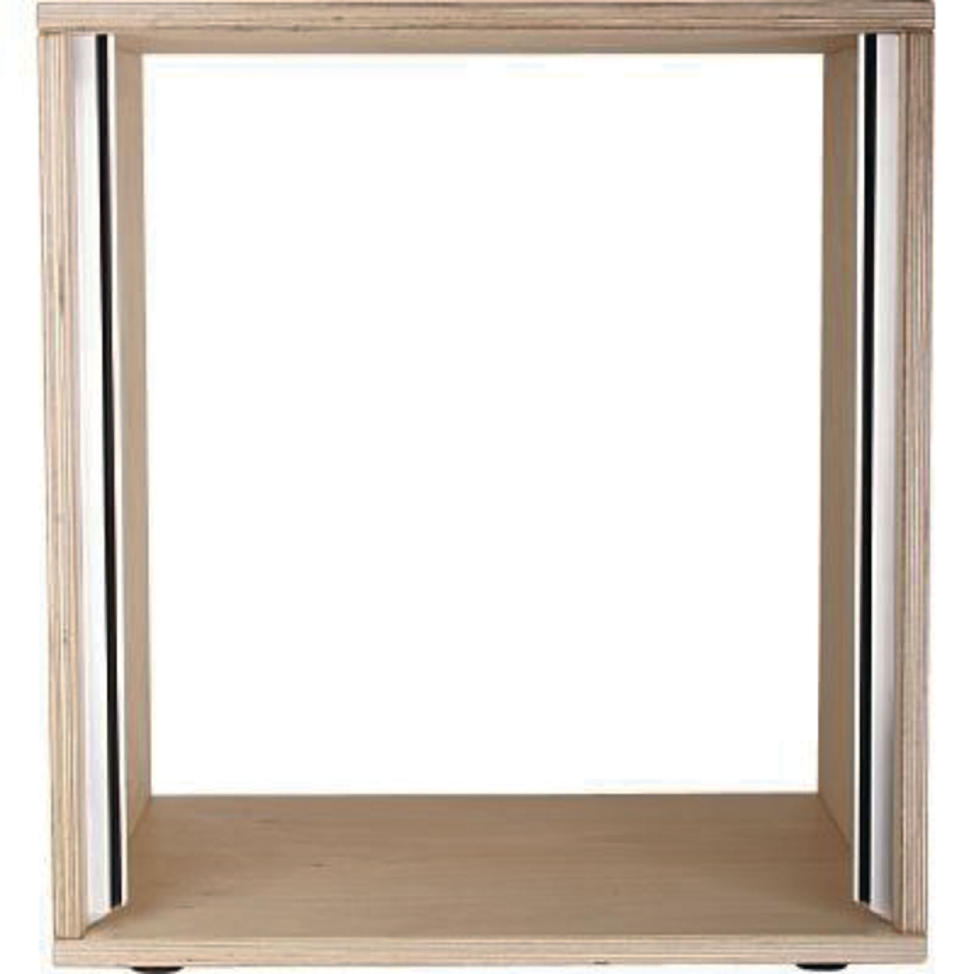 MUSIC STORE Mischpult, Studiorack 20HE Birke MP Bausatz, klarlackiert, gerade
