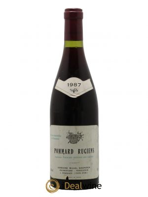 Pommard 1er Cru Rugiens Michel Gaunoux  1987 - Lot de 1 Bouteille