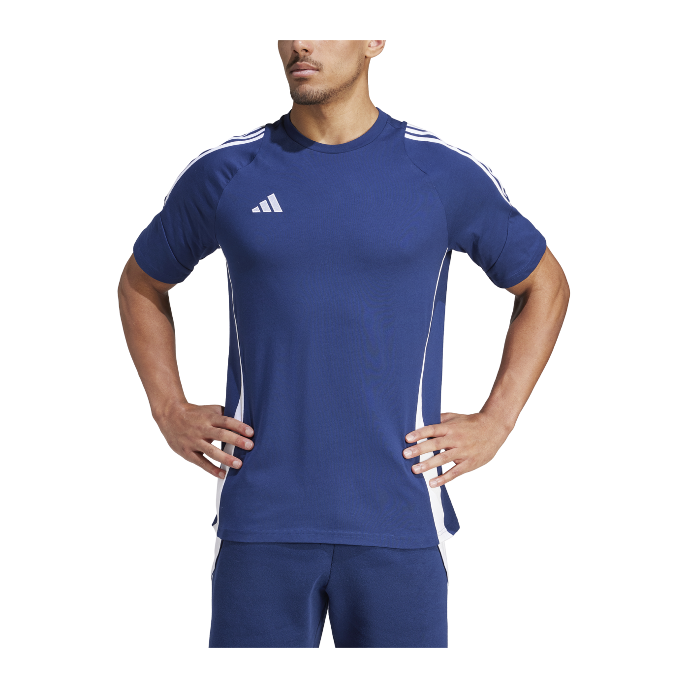 adidas Tiro 24 T-Shirt Blau Weiss