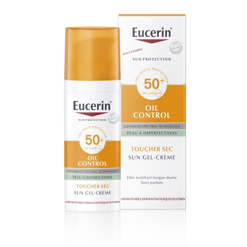 eucerin SUN OIL CONTROL Crème-Gel Toucher Sec SPF 50+ Protection solaire