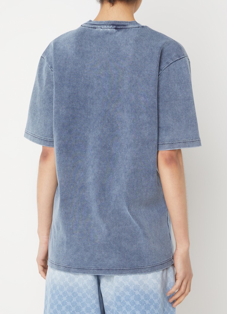 Daily Paper Abasi ribbed T-shirt with logo embroidery