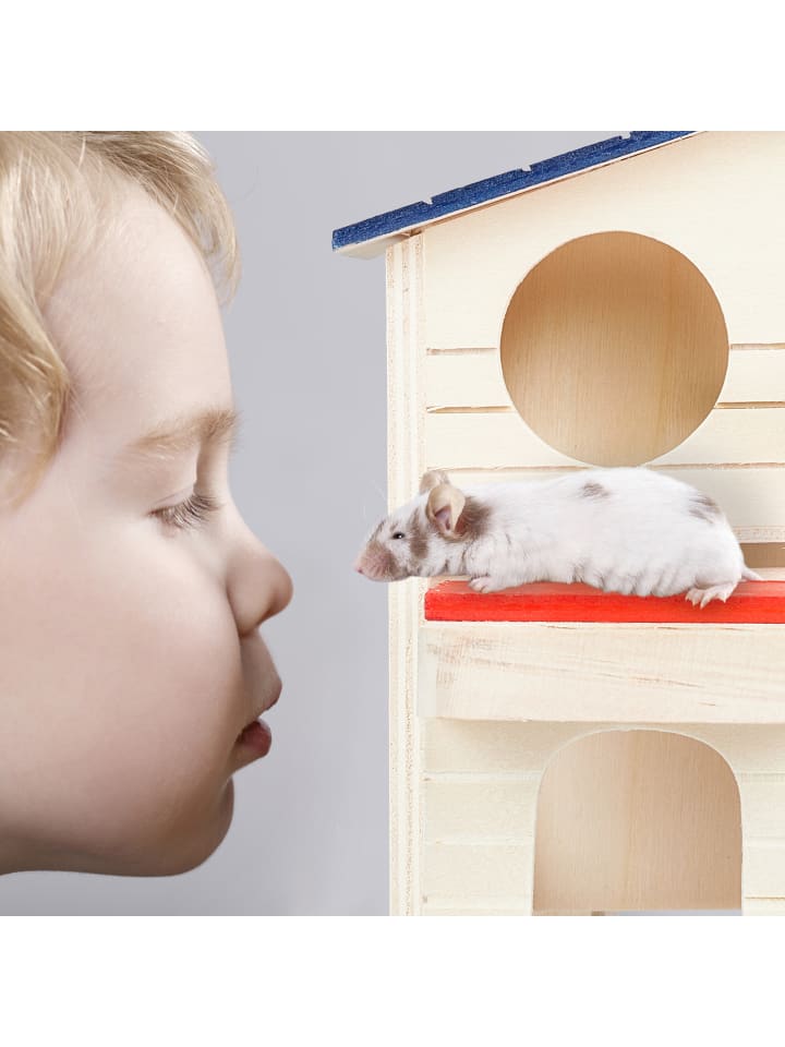 relaxdays Hamsterhaus in Bunt günstig kaufen onesize
