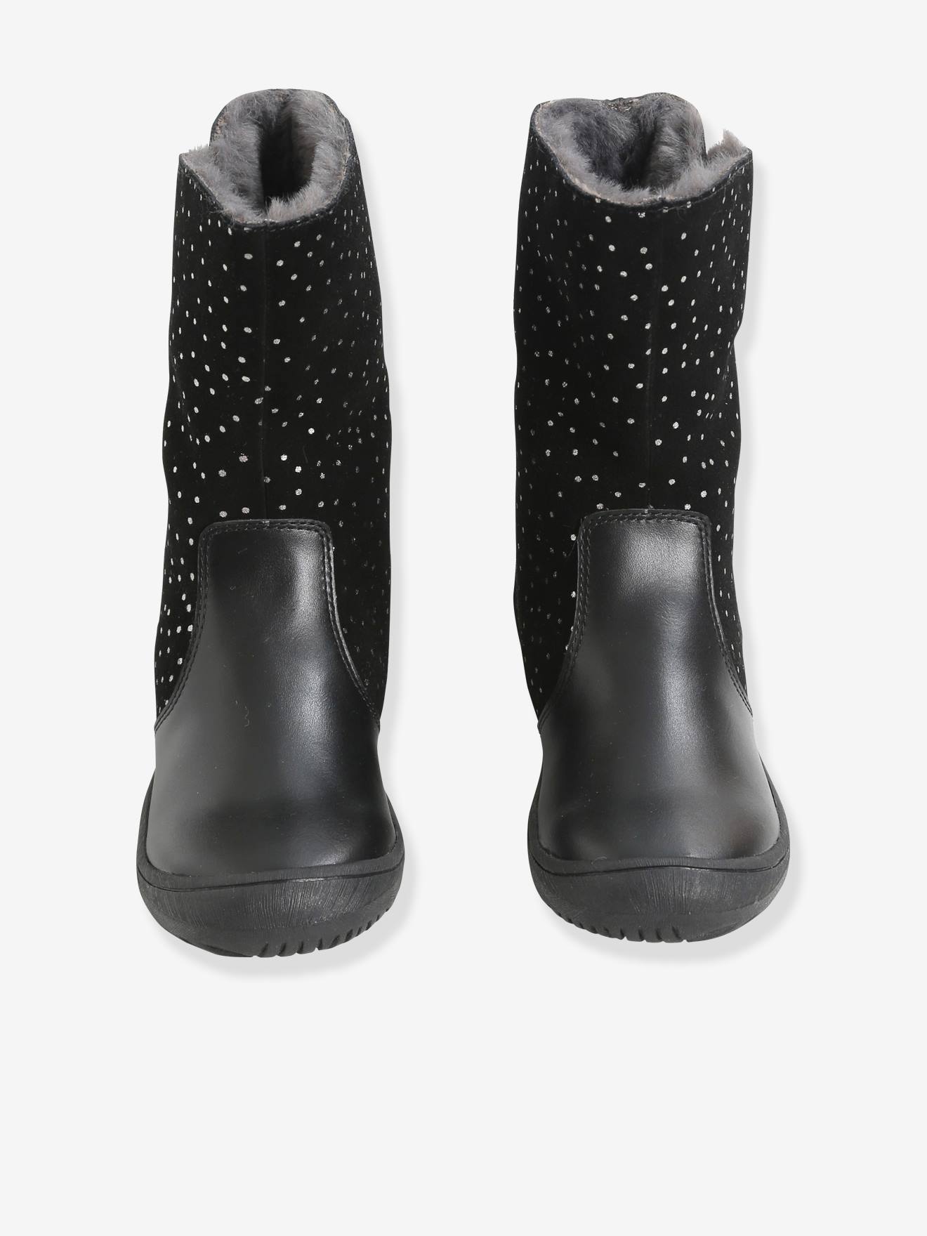 Vertbaudet Mädchen Winterboots zum Umschlagen - braun